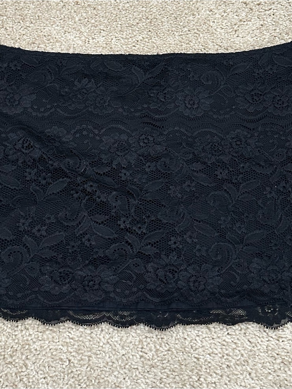 Hollister Navy Lace Mini Skirt